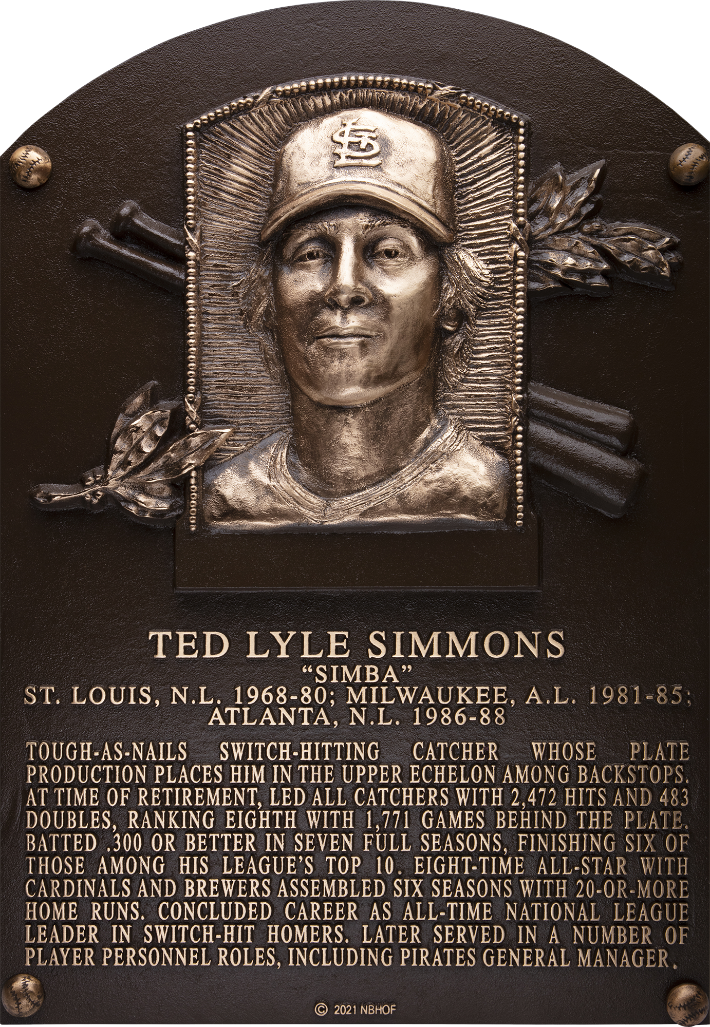 Simmons, Ted | Baseball Hall of Fame